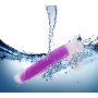 Jelly realistic dildo transparent purple YEAIN — liquid silicone, suction cup base, 19.5 cm
