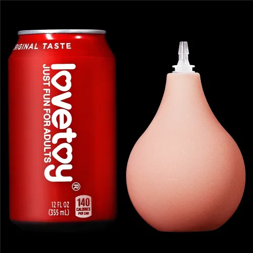 Squirt Extreme 10 ejaculating dildo TPE skin tone realistic suction cup pump