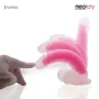 Реалистично дилдо Jelly прозрачно-розово YEAIN — течен силикон, вакуумна основа, 19,5 см