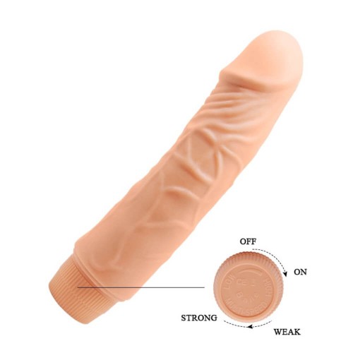 Barbara Jeff 7.6 inch realistic flesh coloured vibrator