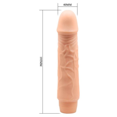 Barbara Jeff 7.6 inch realistic flesh coloured vibrator