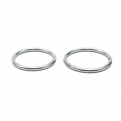 Metal Cock Ring Set Rimba S Silver