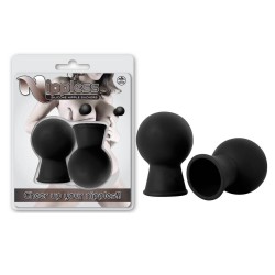 Silicone Nipple Suckers Nippless 2 pcs Black