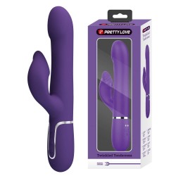 Moving Beads Rabbit Vibrator Pretty Love Falin Dark Purple
