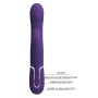 Pretty Love Falin dark purple rabbit vibrator with moving beads and clitoral stimulator