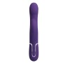 Pretty Love Falin dark purple rabbit vibrator with moving beads and clitoral stimulator