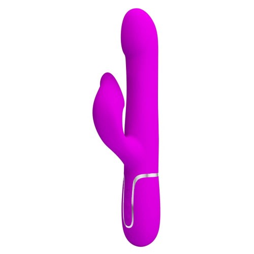 Pretty Love Falin light purple rabbit vibrator with moving beads and clitoral stimulator