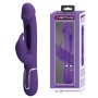 Pretty Love Kampas rabbit vibrator dark purple Pretty Love Kampas dark purple dual motor rabbit vibrator with swinging tongue and clitoral ears