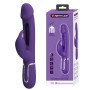 Pretty Love Kampas rabbit vibrator dark purple Pretty Love Kampas dark purple dual motor rabbit vibrator with swinging tongue and clitoral ears