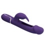 Pretty Love Kampas rabbit vibrator dark purple Pretty Love Kampas dark purple dual motor rabbit vibrator with swinging tongue and clitoral ears