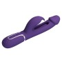 Pretty Love Kampas rabbit vibrator dark purple Pretty Love Kampas dark purple dual motor rabbit vibrator with swinging tongue and clitoral ears