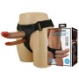 Pretty Love Keaven harness with hollow strap-on and inner dildo