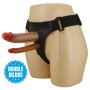 Pretty Love Keaven harness with hollow strap-on and inner dildo