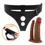 Pretty Love Keaven harness with hollow strap-on and inner dildo