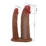 Pretty Love Keaven harness with hollow strap-on and inner dildo