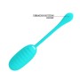 Pretty Love Kirk turquoise compact vibrating egg made of super soft silicone