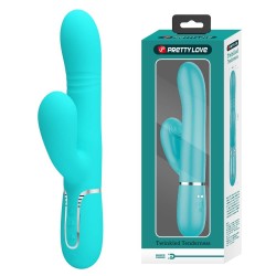 Thumping Rabbit Vibrator Pretty Love Mariana Turquoise