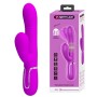 Pretty Love Mariana purple thumping rabbit vibrator with clitoral stimulator made of soft silicone