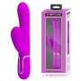 Pretty Love Mariana purple thumping rabbit vibrator with clitoral stimulator made of soft silicone