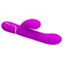 Pretty Love Mariana purple thumping rabbit vibrator with clitoral stimulator made of soft silicone