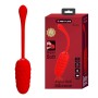Pretty Love Marina red quilted vibrating egg with 12 functions