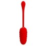 Pretty Love Marina red quilted vibrating egg with 12 functions