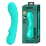 Pretty Love Matt green 12 function rabbit vibrator made of soft silicone