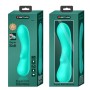 Pretty Love Matt green 12 function rabbit vibrator made of soft silicone