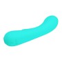 Pretty Love Matt green 12 function rabbit vibrator made of soft silicone