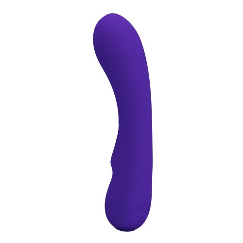 Pretty Love Matt purple 12 function rabbit vibrator made of soft silicone