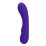 Pretty Love Matt purple 12 function rabbit vibrator made of soft silicone