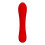 Pretty Love Matt red 12 function rabbit vibrator made of soft silicone