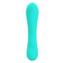 Pretty Love Prescott green soft rabbit vibrator with bulbous head and clitoral stimulator