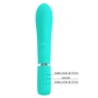 Pretty Love Thomas green super soft silicone vibrator with clitoral stimulator