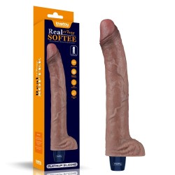 Rechargeable Vibrator Real Softee 10.5 Liquid Silicone