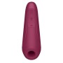 Satisfyer Curvy 1+ розово червен вакуумен клиторен стимулатор с вибрация