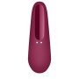 Satisfyer Curvy 1+ розово червен вакуумен клиторен стимулатор с вибрация