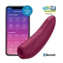 Satisfyer Curvy 1+ розово червен вакуумен клиторен стимулатор с вибрация
