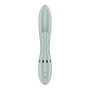 Satisfyer Pearl Bunny 2 grey green Satisfyer Pearl Bunny 2 grey green rabbit vibrator with rotating pearls