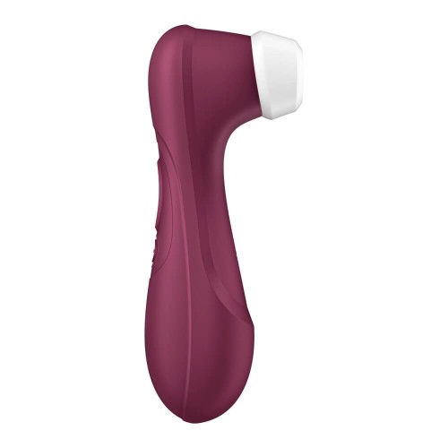 Satisfyer Pro 2 Generation 3 Liquid Air wine red air pulse clitoral stimulator