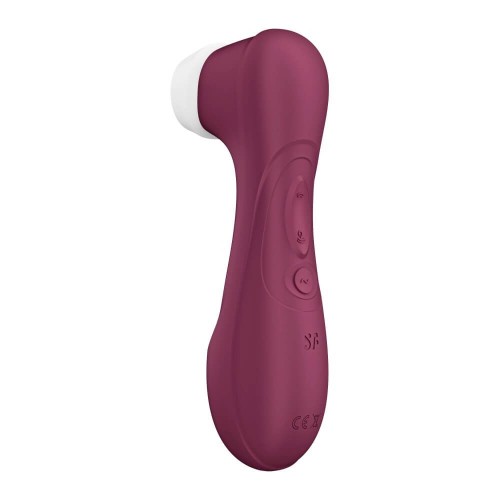 Satisfyer Pro 2 Generation 3 Liquid Air wine red air pulse clitoral stimulator