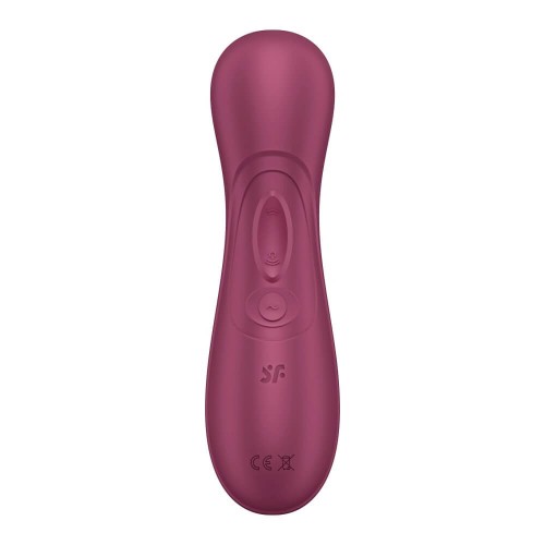 Satisfyer Pro 2 Generation 3 Liquid Air wine red air pulse clitoral stimulator