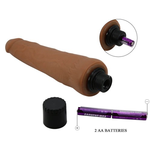 Sliding Skin Alfredo realistic vibrator with sliding skin