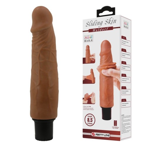 Sliding Skin Waldorf realistic vibrator with sliding skin