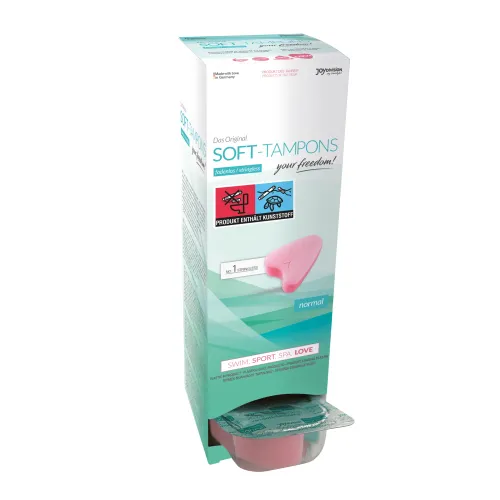 Joy Division Soft Tampons Normal 1pc Joy Division soft tampons normal size — string-free, 1 piece