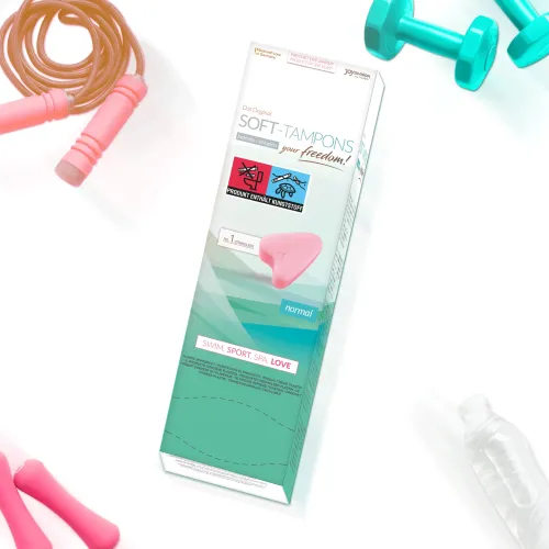 Joy Division Soft Tampons Normal 1pc Joy Division soft tampons normal size — string-free, 1 piece