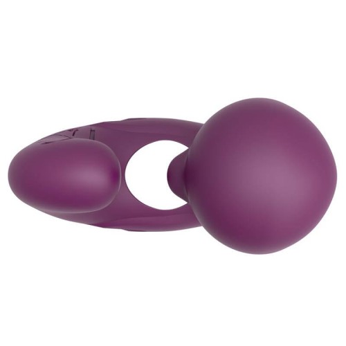 Swamson violet duck shaped silicone finger stimulator