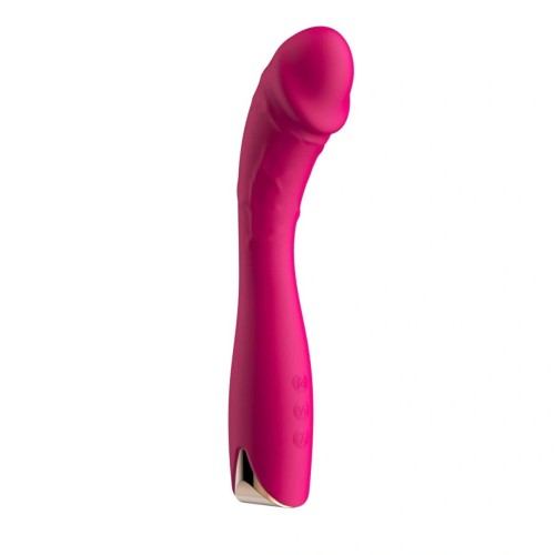 Guilty Toys Velvet Curve розов вибратор за G-точката