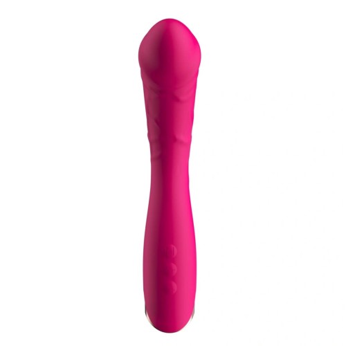 Guilty Toys Velvet Curve розов вибратор за G-точката