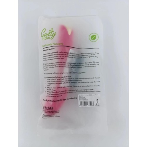Guilty Toys Velvet Curve розов вибратор за G-точката